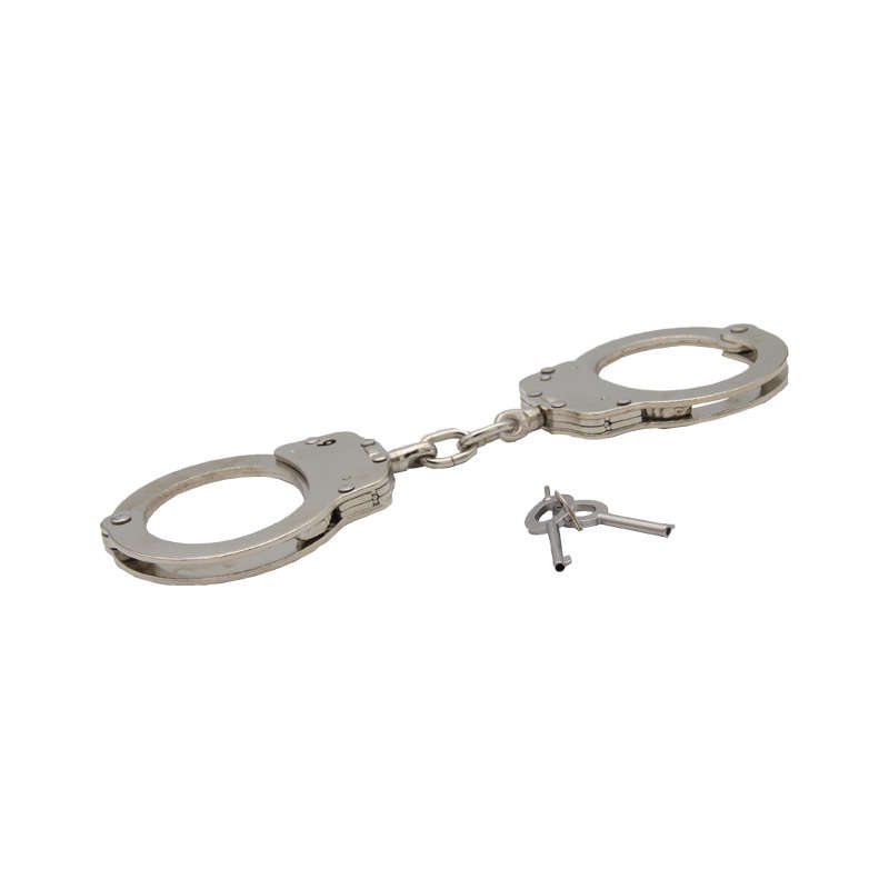 Military real metal stainless steel carbon steel alloy aluminum police handcuffs