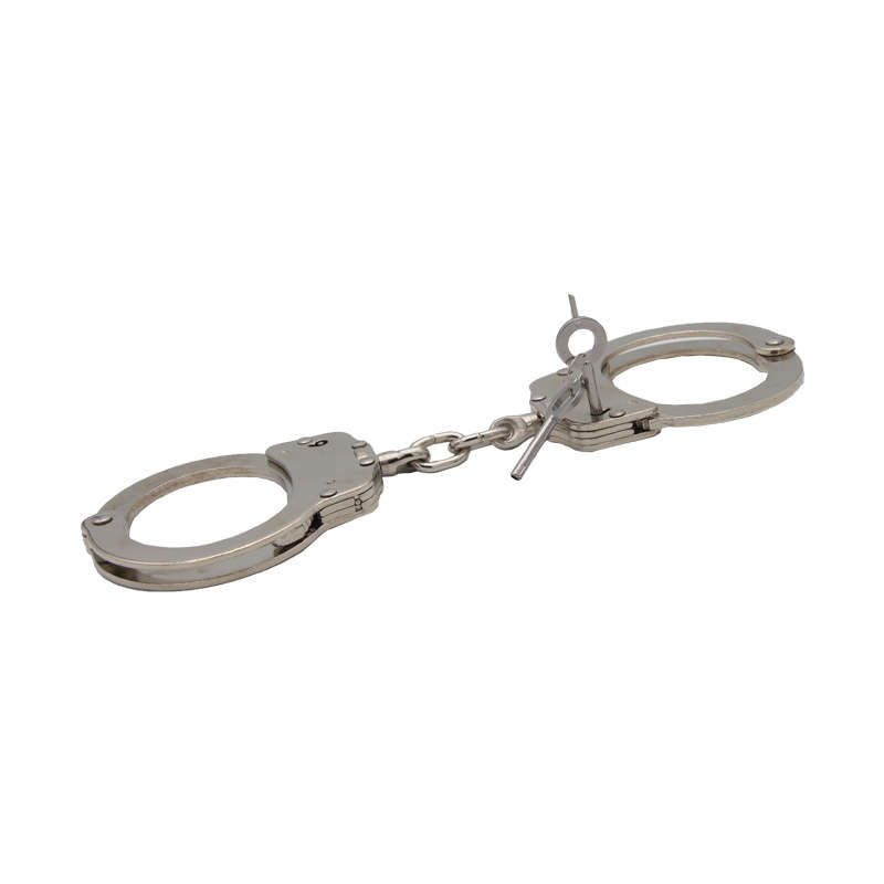 Military real metal stainless steel carbon steel alloy aluminum police handcuffs