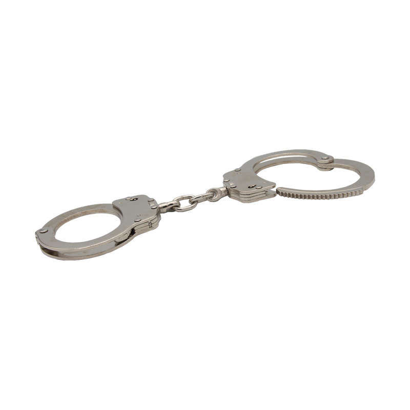Military real metal stainless steel carbon steel alloy aluminum police handcuffs