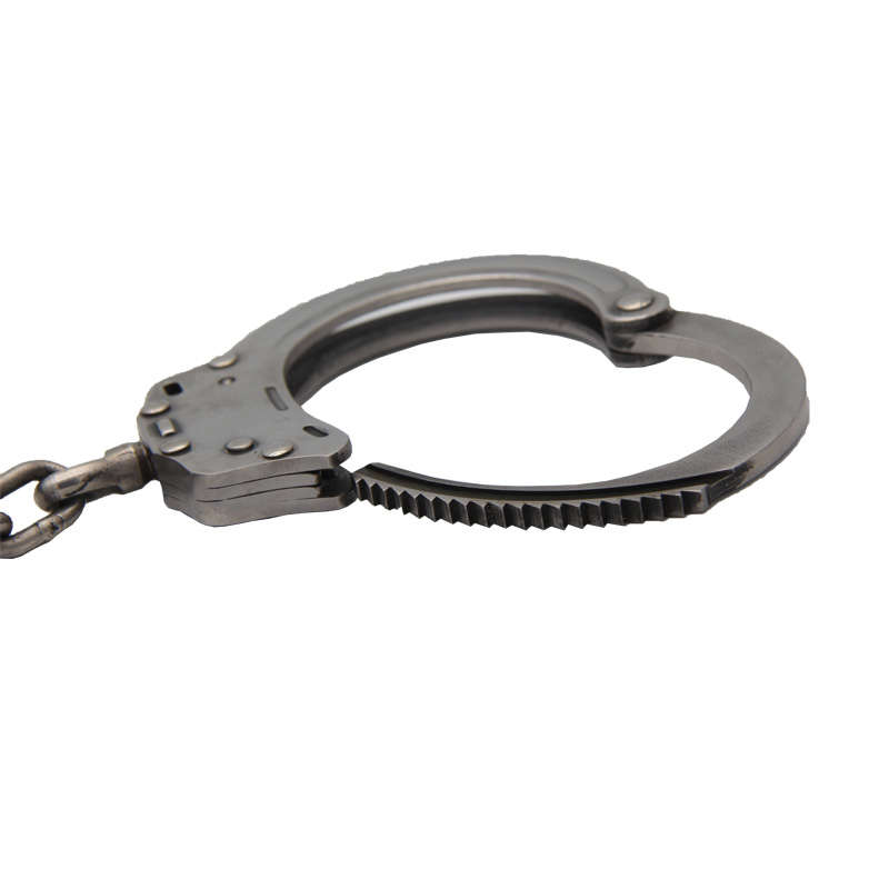 High Quality Military Real Metal Stainless Steel Gold Silver Carbon Steel Alloy Aluminum Police Handcuffs