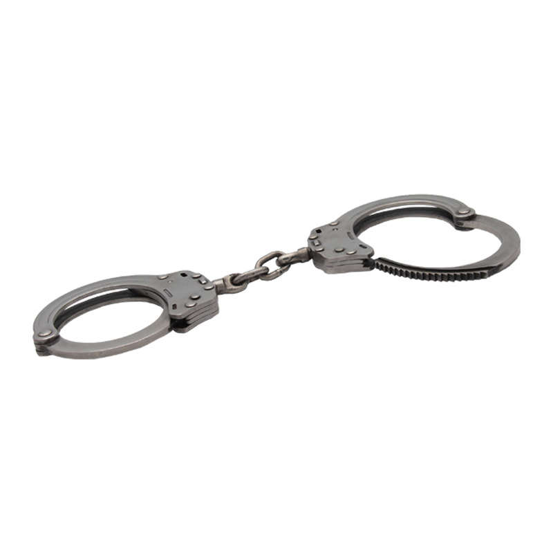 High Quality Military Real Metal Stainless Steel Gold Silver Carbon Steel Alloy Aluminum Police Handcuffs