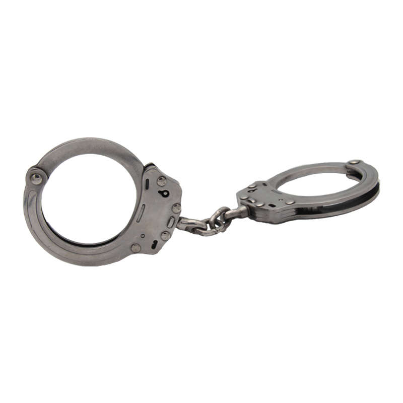High Quality Military Real Metal Stainless Steel Gold Silver Carbon Steel Alloy Aluminum Police Handcuffs