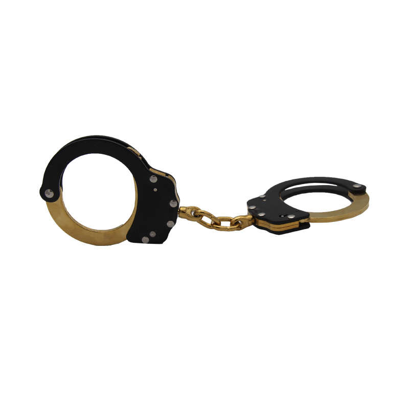 High Quality Military Carbon Steel Alloy Aluminum Classic Style Metal Police Handcuffs