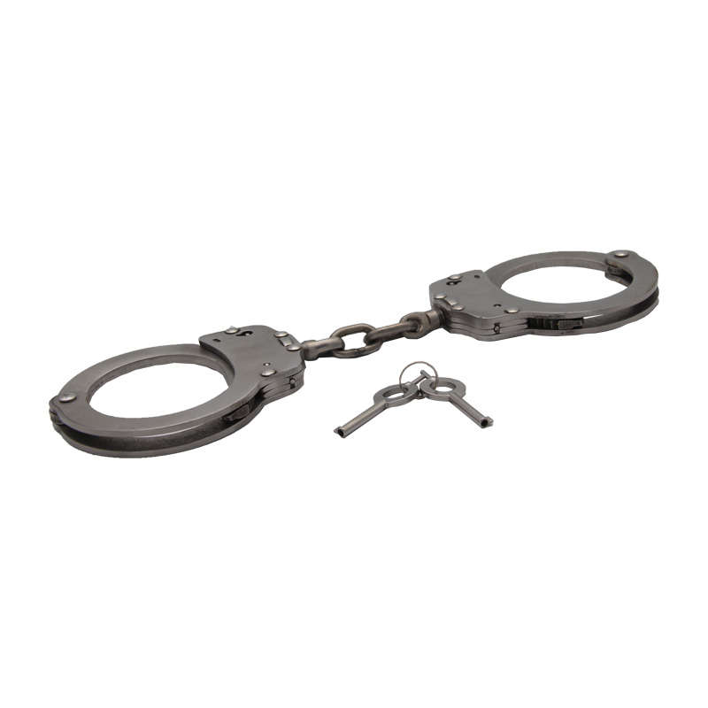 High quality military real metal stainless steel carbon steel alloy aluminum police handcuffs