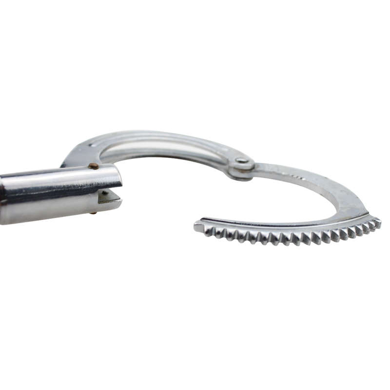 Nickel plated carbon steel handcuffs and legcuffs 2 in 1