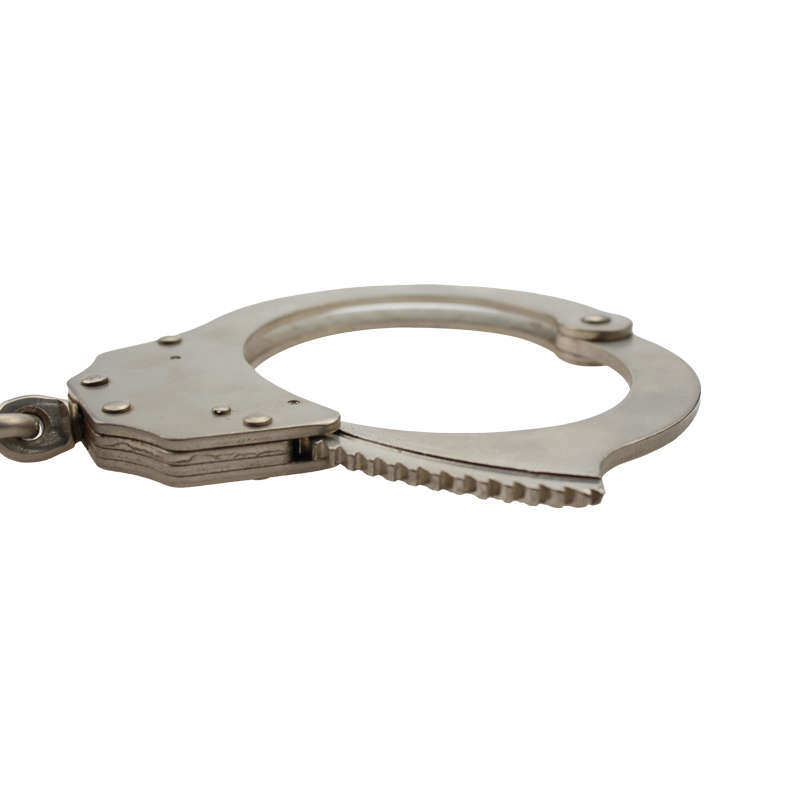 Nickel plated carbon steel handcuffs and legcuffs 2 in 1