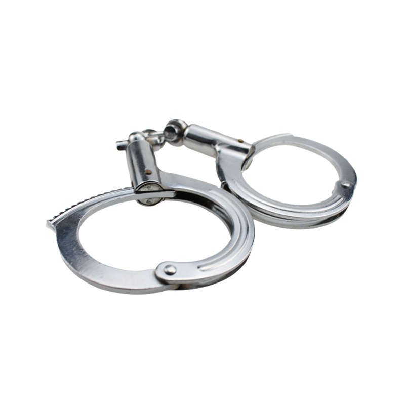 Nickel plated carbon steel handcuffs
