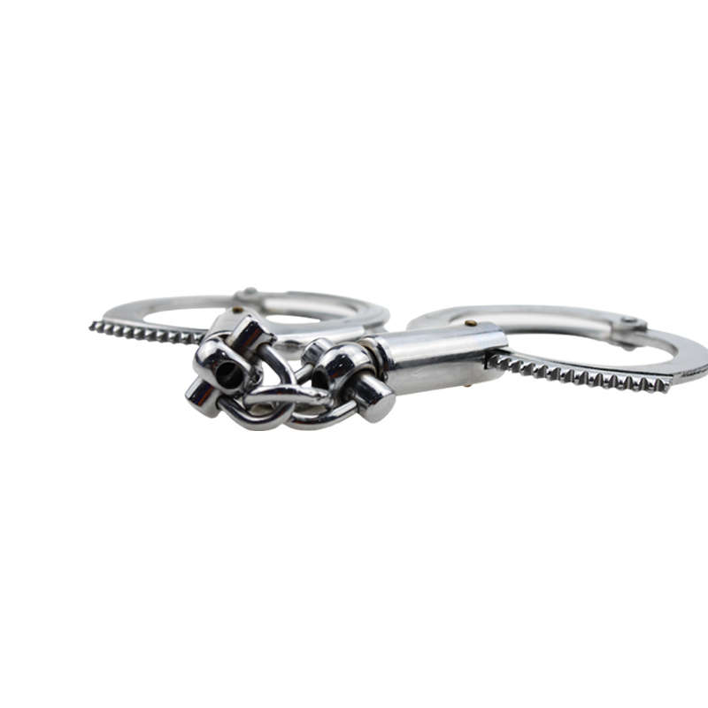 Nickel plated carbon steel handcuffs
