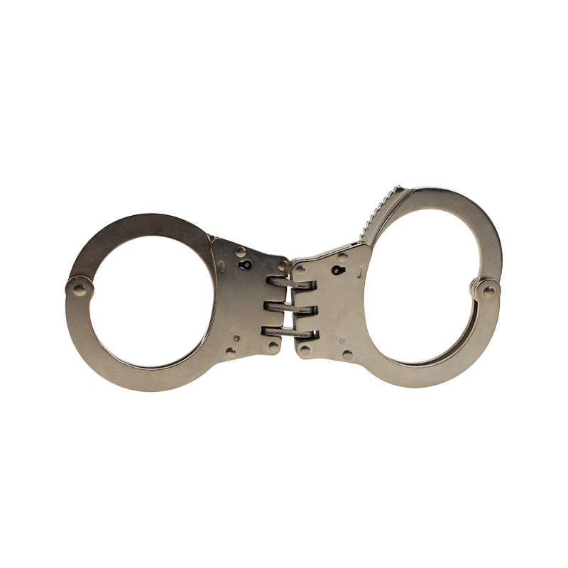 Nickel plated carbon steel handcuffs