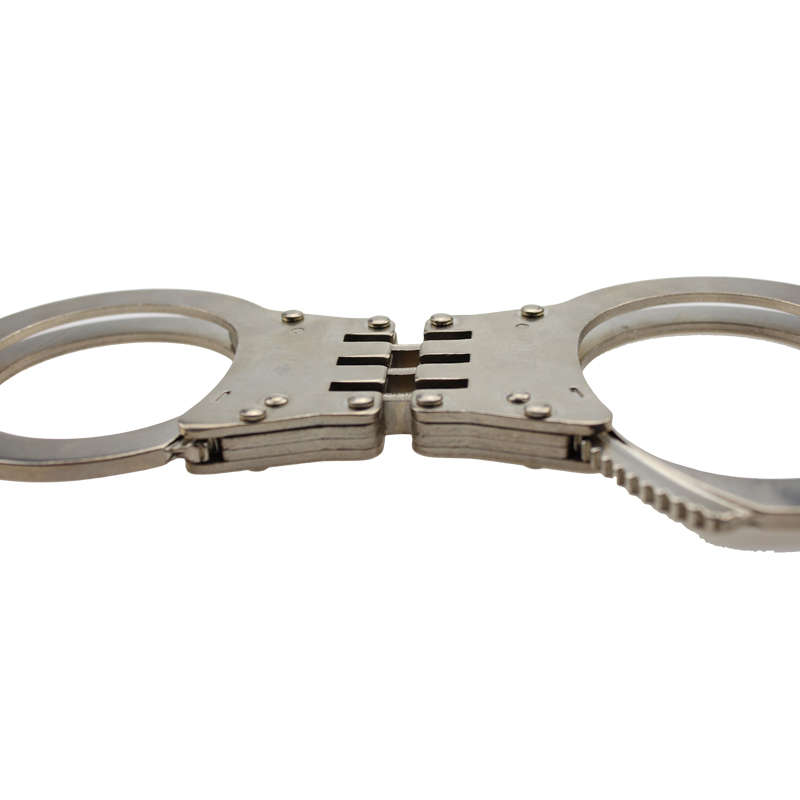 Nickel plated carbon steel handcuffs