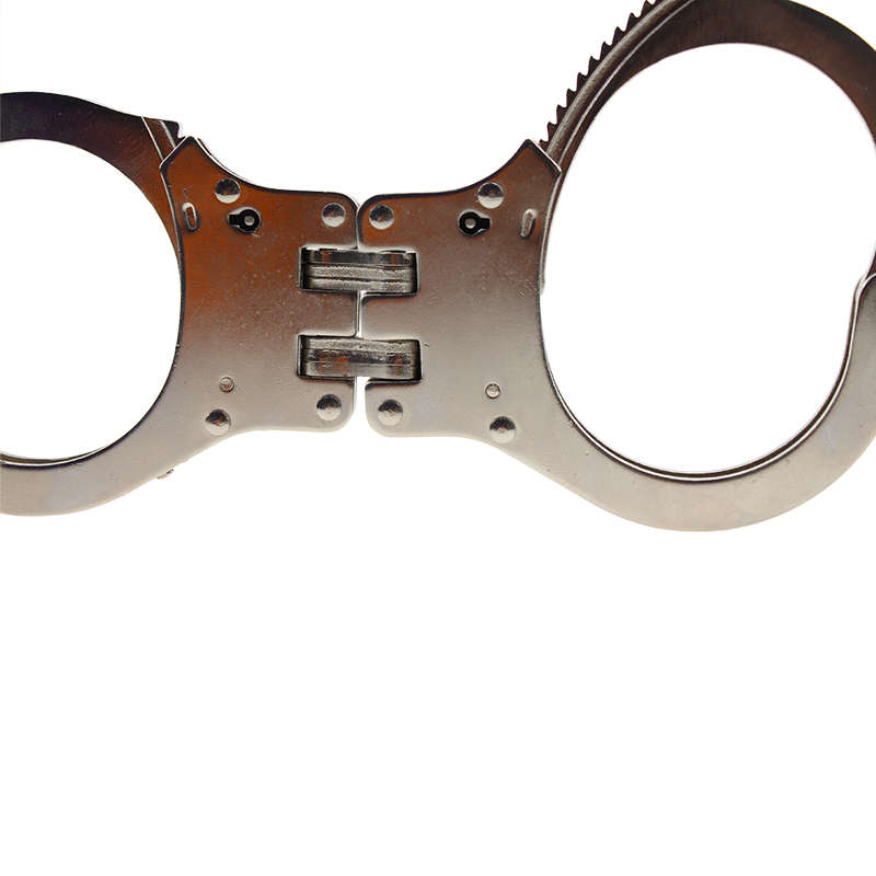 Nickel plated carbon steel handcuffs