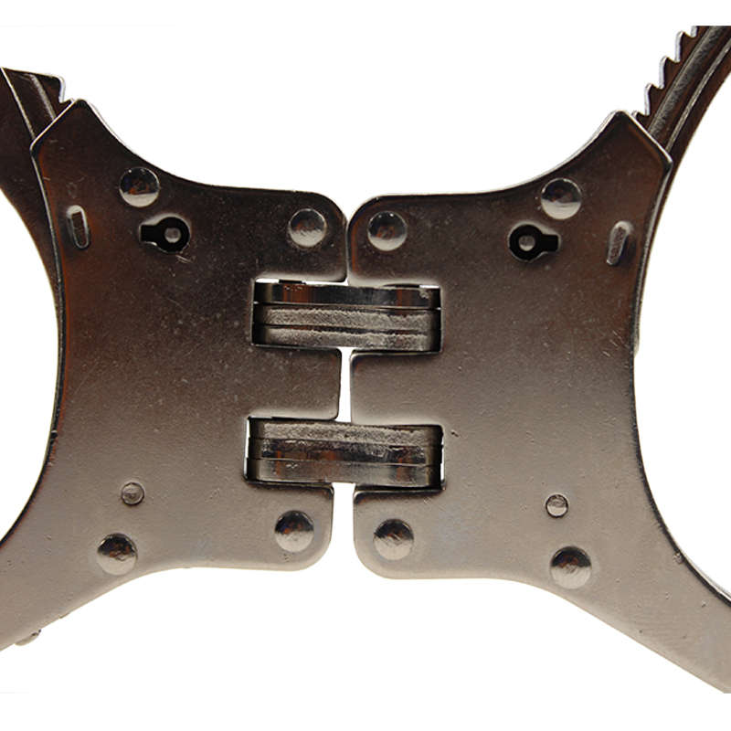 Nickel plated carbon steel handcuffs