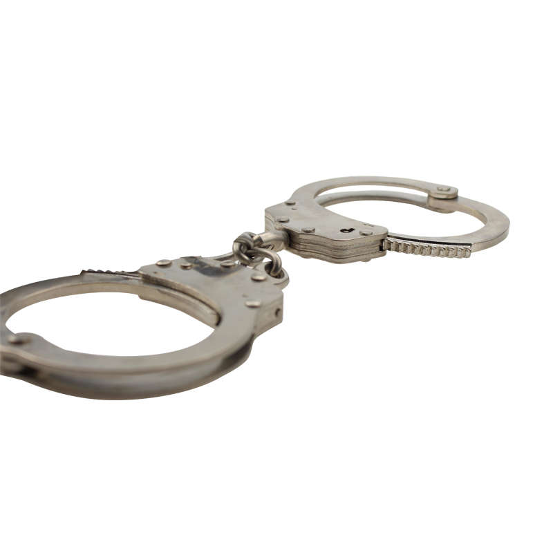 Nickel plated carbon steel handcuffs