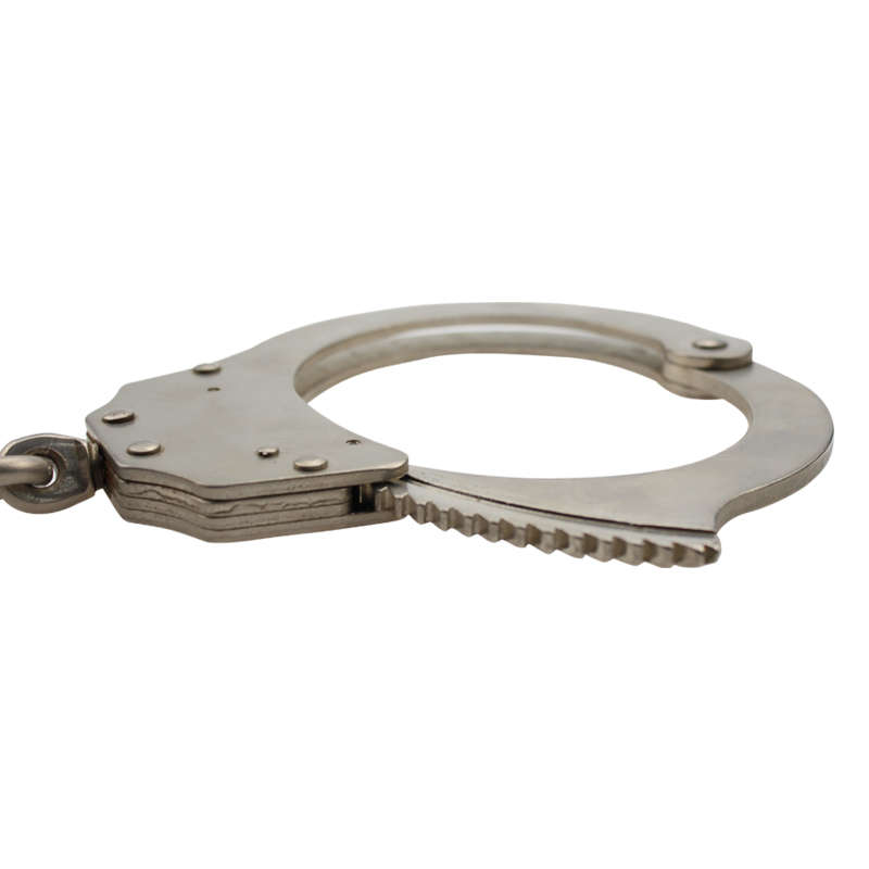 Nickel plated carbon steel handcuffs