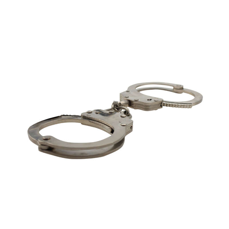 Nickel plated carbon steel handcuffs