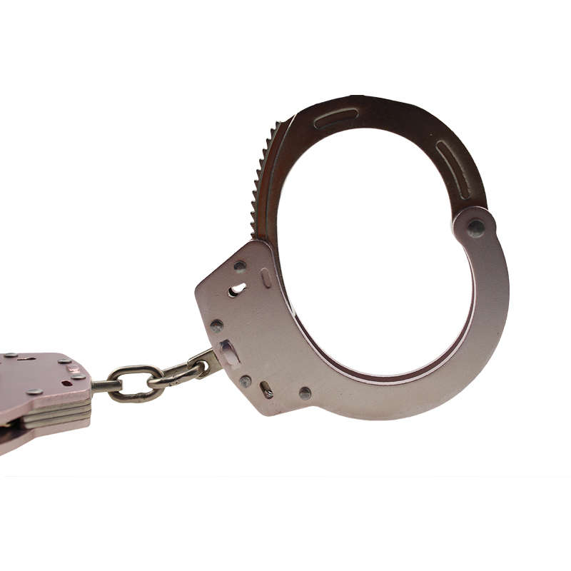 Nickel plated carbon steel handcuffs