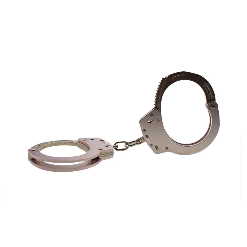 Nickel plated carbon steel handcuffs