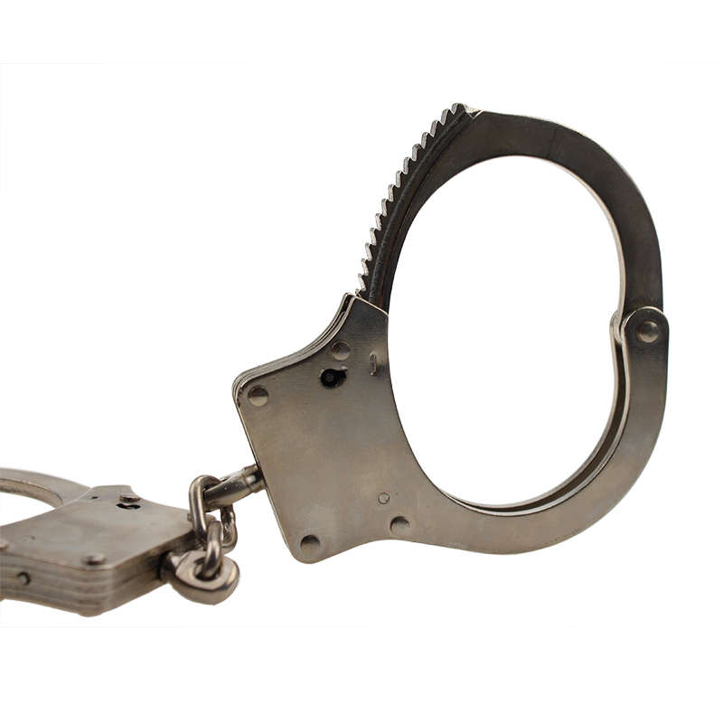 Nickel plated carbon steel handcuffs