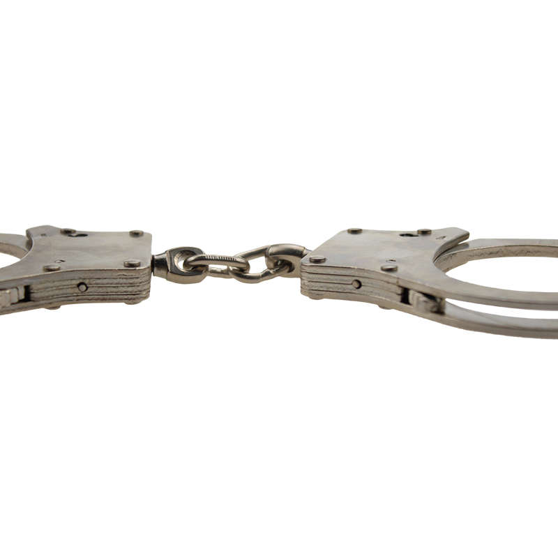 Nickel plated carbon steel handcuffs