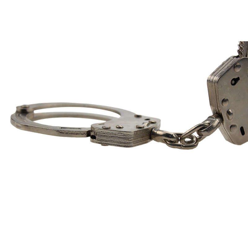 Nickel plated carbon steel handcuffs
