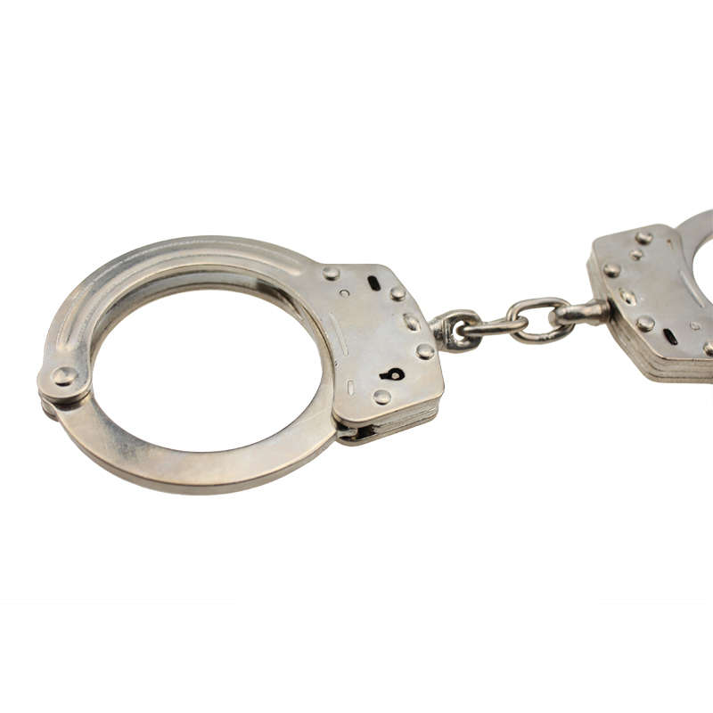 Nickel plated carbon steel handcuffs