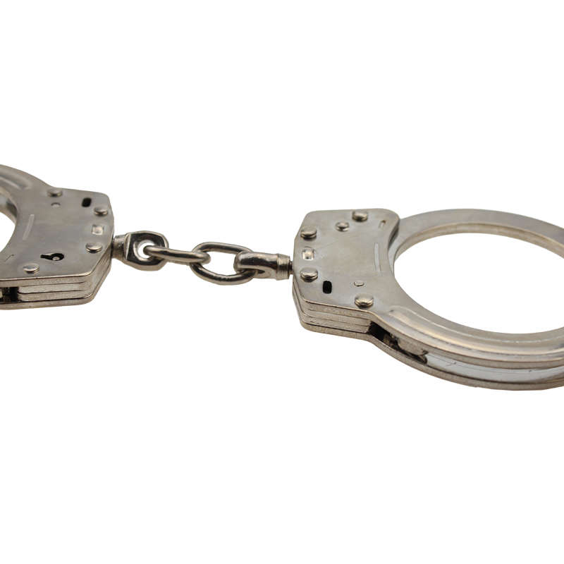 Nickel plated carbon steel handcuffs