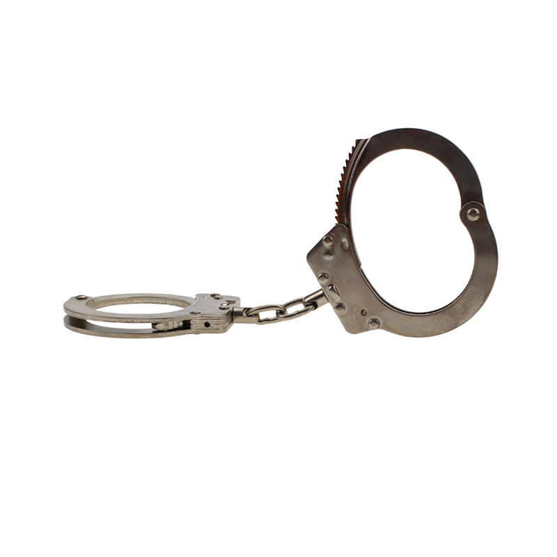 Nickel plated carbon steel handcuffs