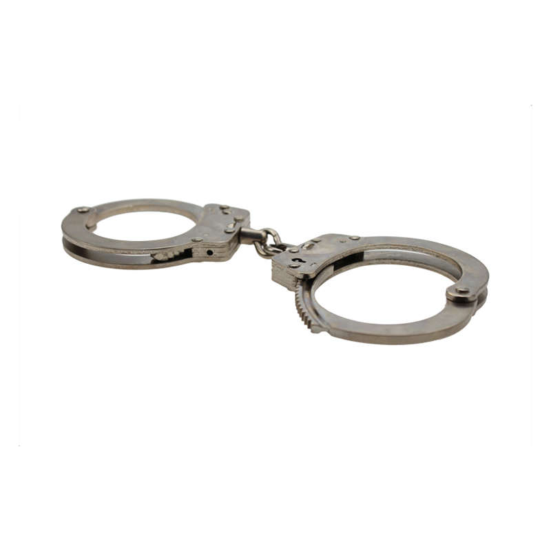 Nickel plated carbon steel handcuffs