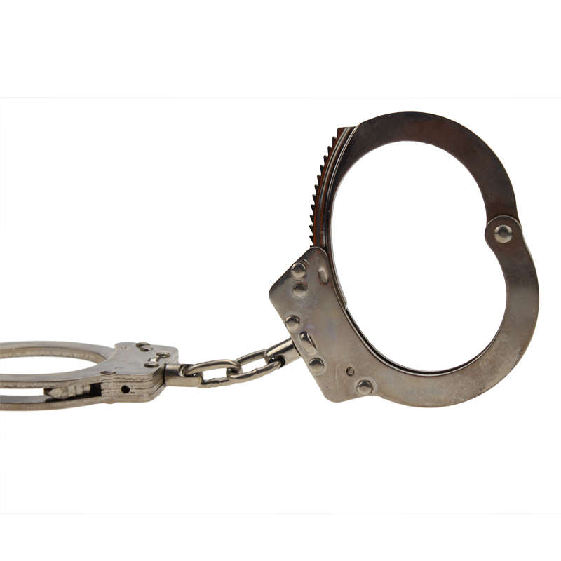 Nickel plated carbon steel handcuffs