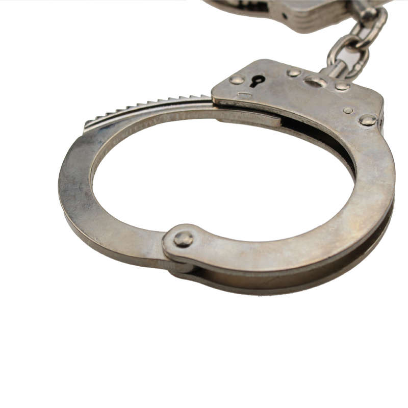 Nickel plated carbon steel handcuffs
