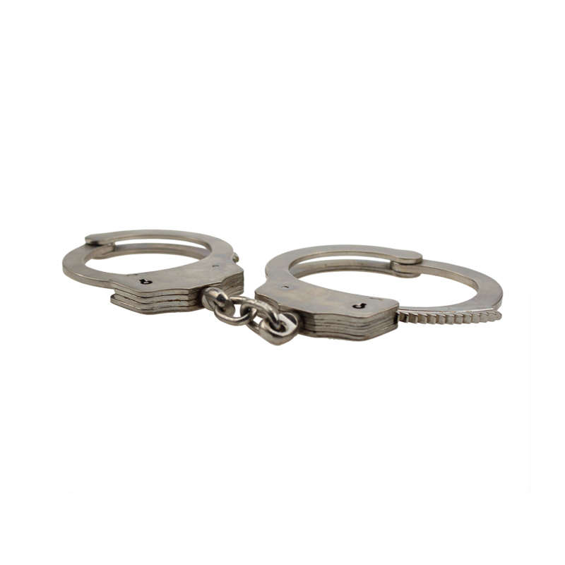 Nickel plated carbon steel handcuffs