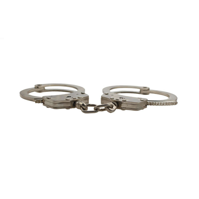 Nickel plated carbon steel handcuffs