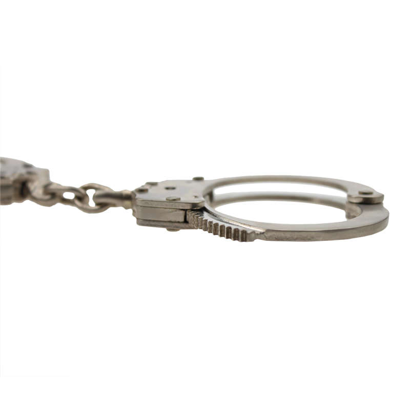 Nickel plated carbon steel handcuffs