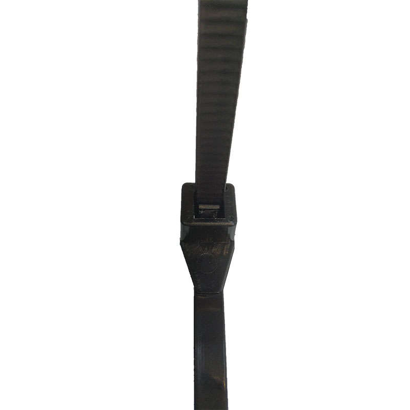 Police plastic handcuffs with key