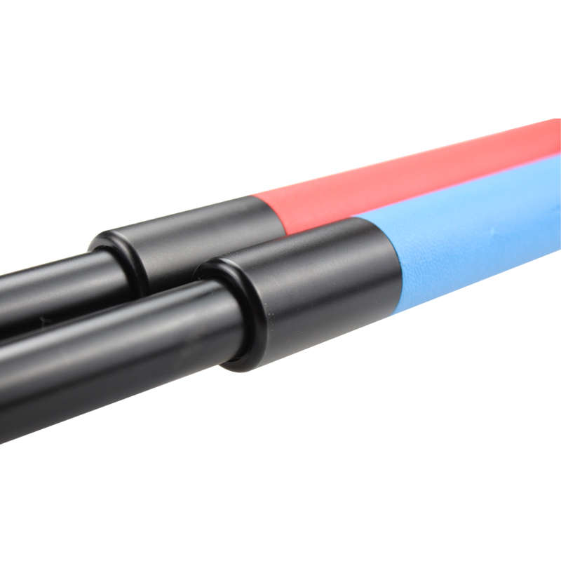 Instructor version red handle mechanical expendable baton