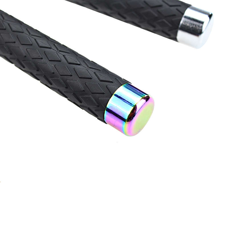 High-quality rubber handle steel anti riot expandable baton