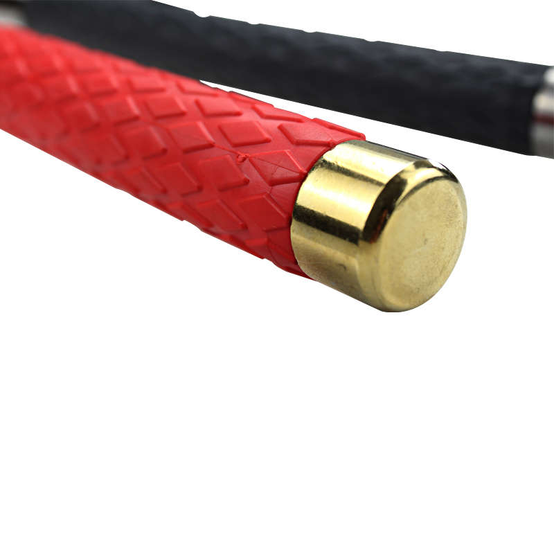 High-quality rubber handle steel expandable baton