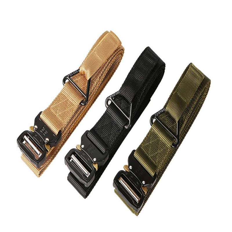 5cm Width New Design Webbing Belt OEM Tactical Belt Military Style with Alloy Buckles