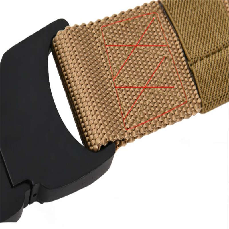 High quality zinc alloy buckle tactical police belt