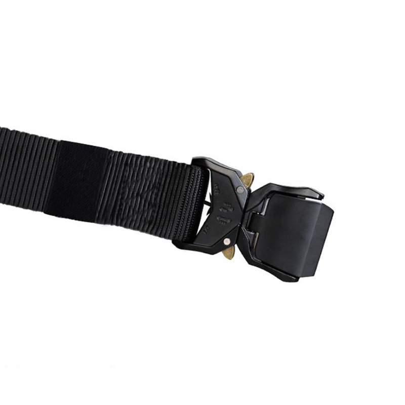 Cobra tactical belt with aluminum alloy buckle, quick release alloy buckle