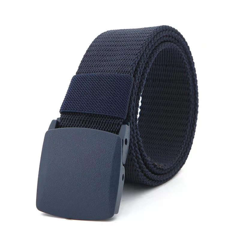 3.8cm wide nylon police tactical belt with plastic buckle