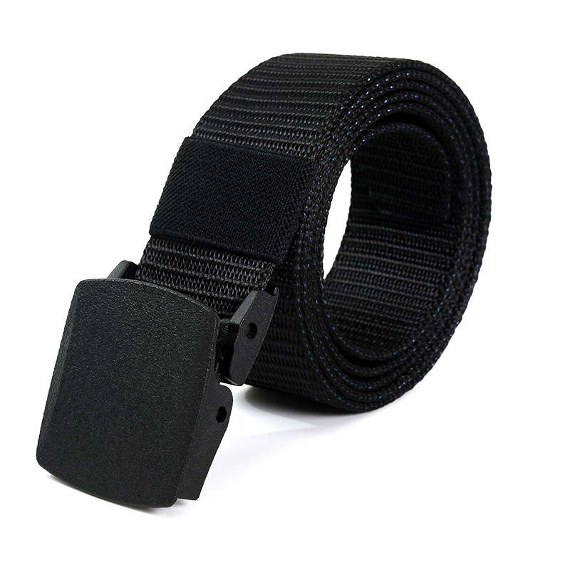 3.8cm wide nylon police tactical belt with plastic buckle