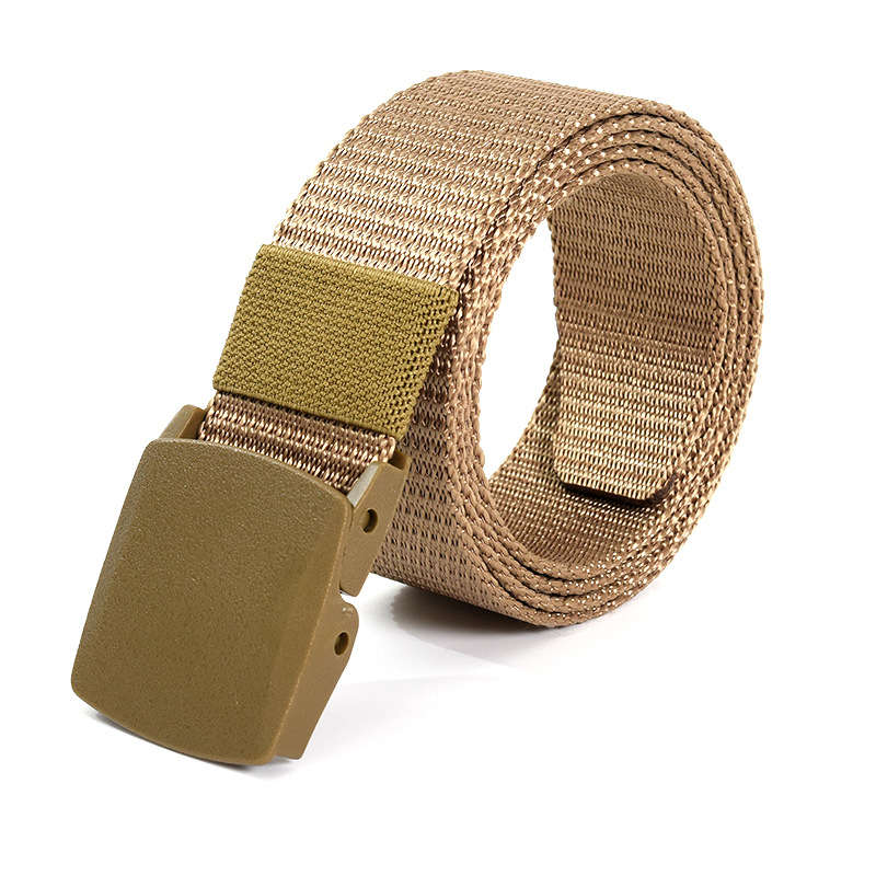 3.8cm wide nylon police tactical belt with plastic buckle