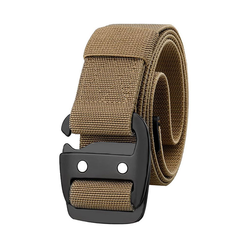 High Quality Police Tactical Belt High Elasticity Zinc Alloy Buckle Military Belt