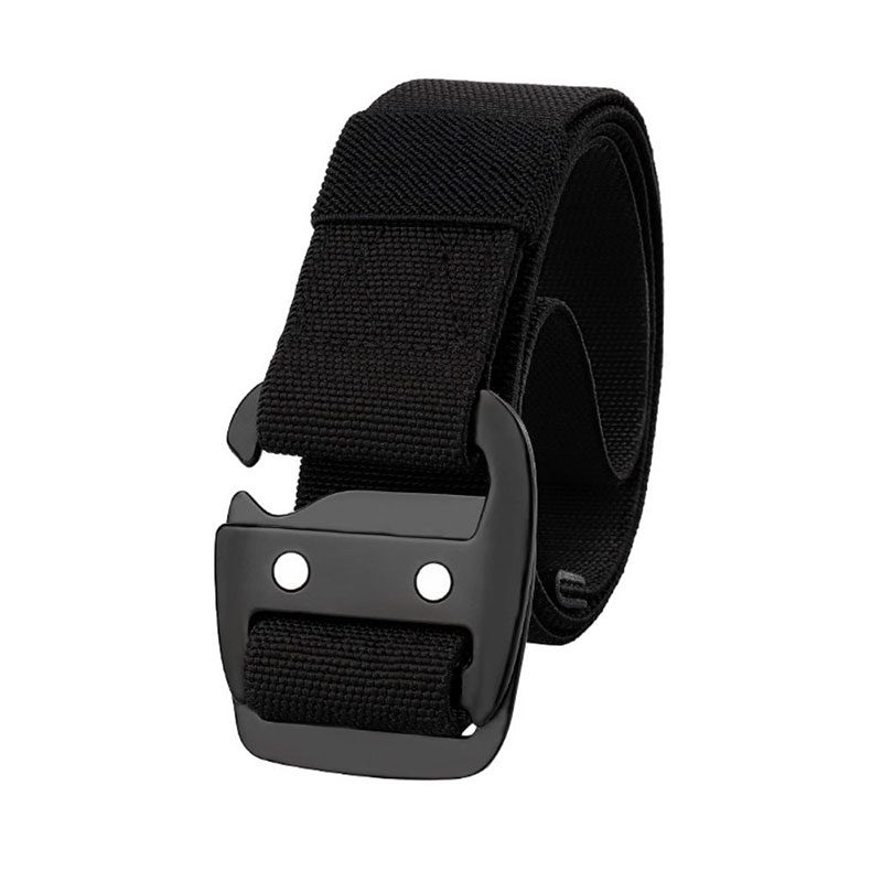 High Quality Police Tactical Belt High Elasticity Zinc Alloy Buckle Military Belt
