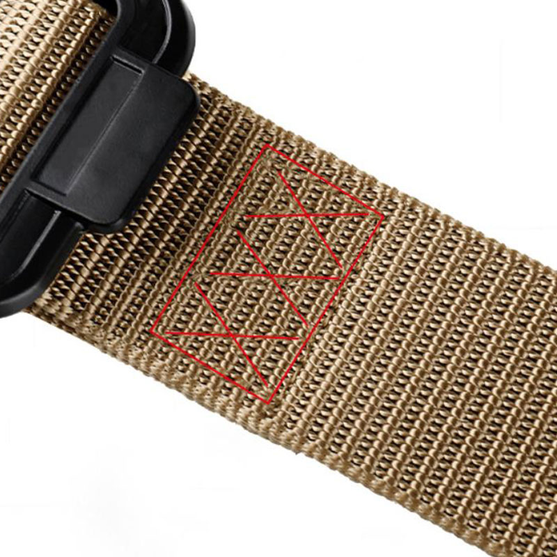Professional police nylon tactical belt, plastic buckle military combat belt