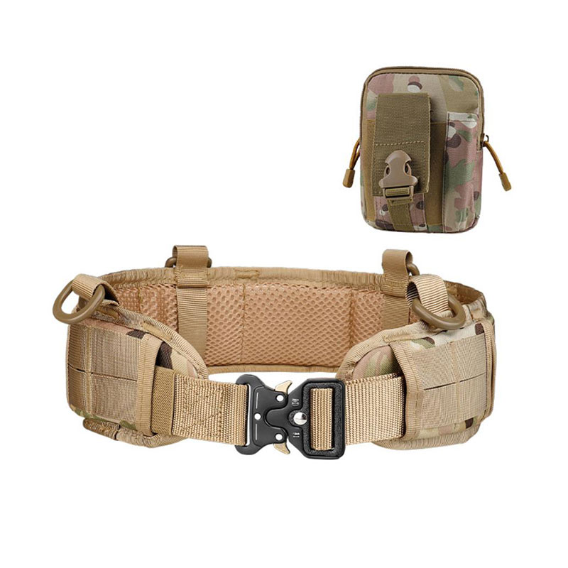 High quality multifunctional Cobra police tactical belt zinc alloy quick release magnetic buckle