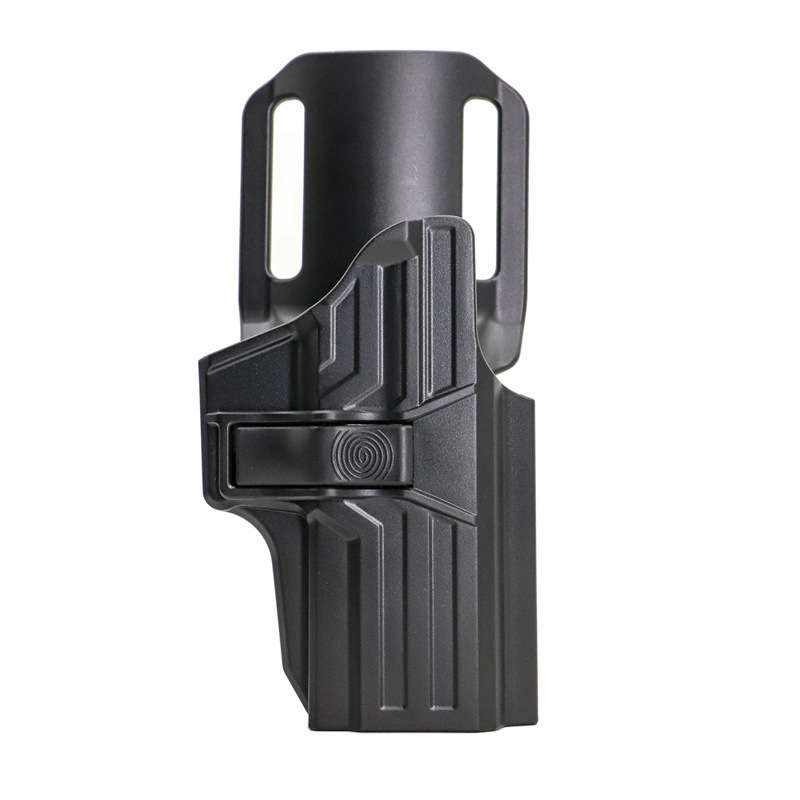 High quality rigid plastic steel IPSC holster for leg belt and belt