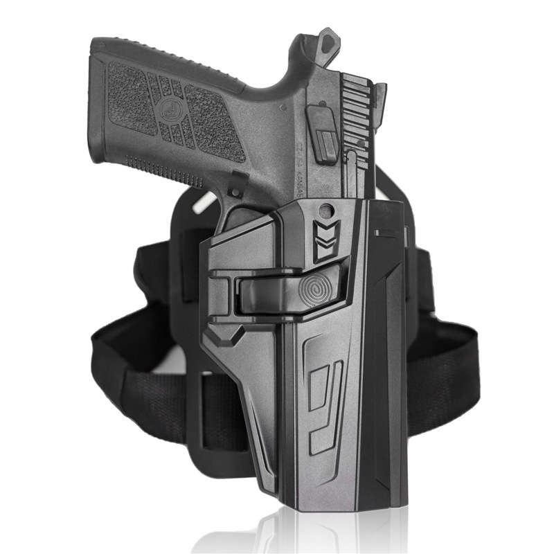 Plastic steel Czech CZP07 CZP09 quick release gun holster is suitable for chest belt, belt and leg bel