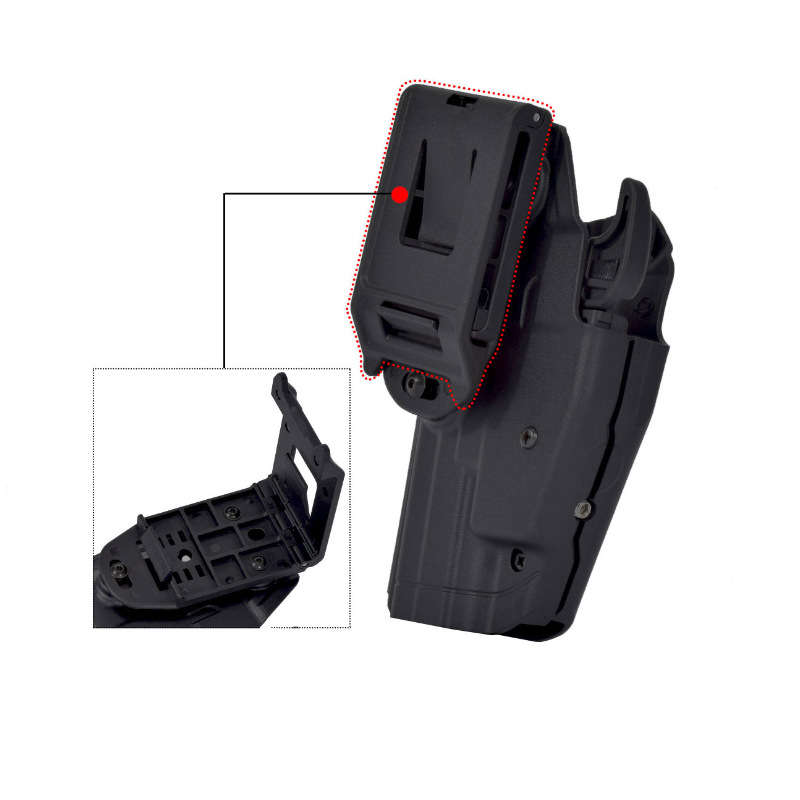 New black velvet anti-scratch quick-draw holster